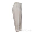 Baumwoll-Leinenhose Loose Casual Solid Color